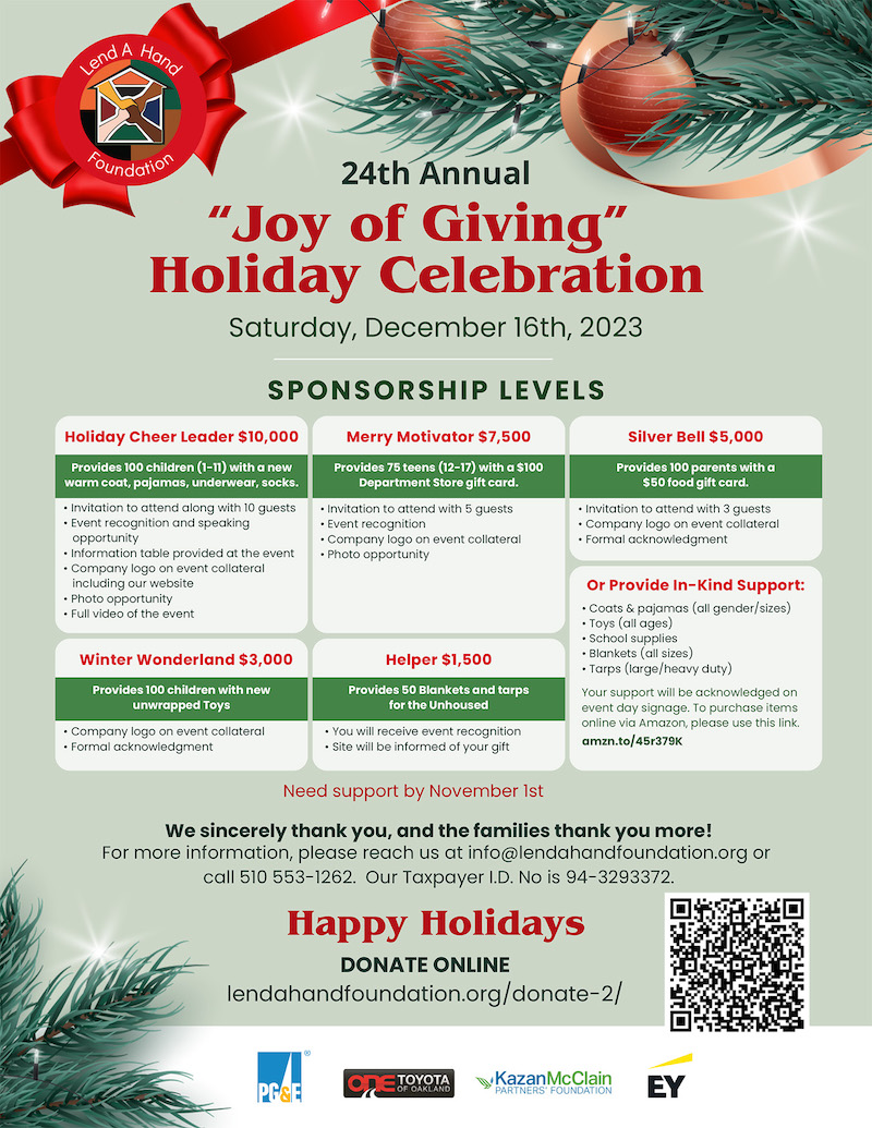 Annual Educational Tools Support - Lend A Hand Foundation